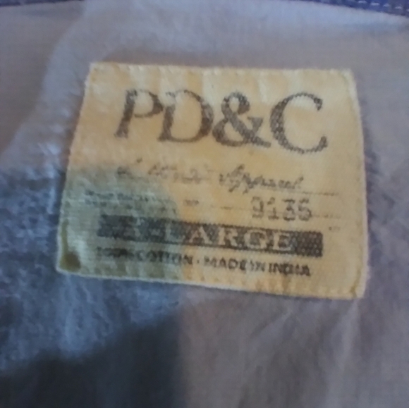 3/$15 PD&C mens button down shirt plaid XL - Picture 9 of 10